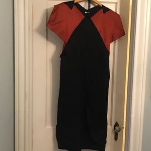 Vintage Couture Black and Copper Miu Miu Dress